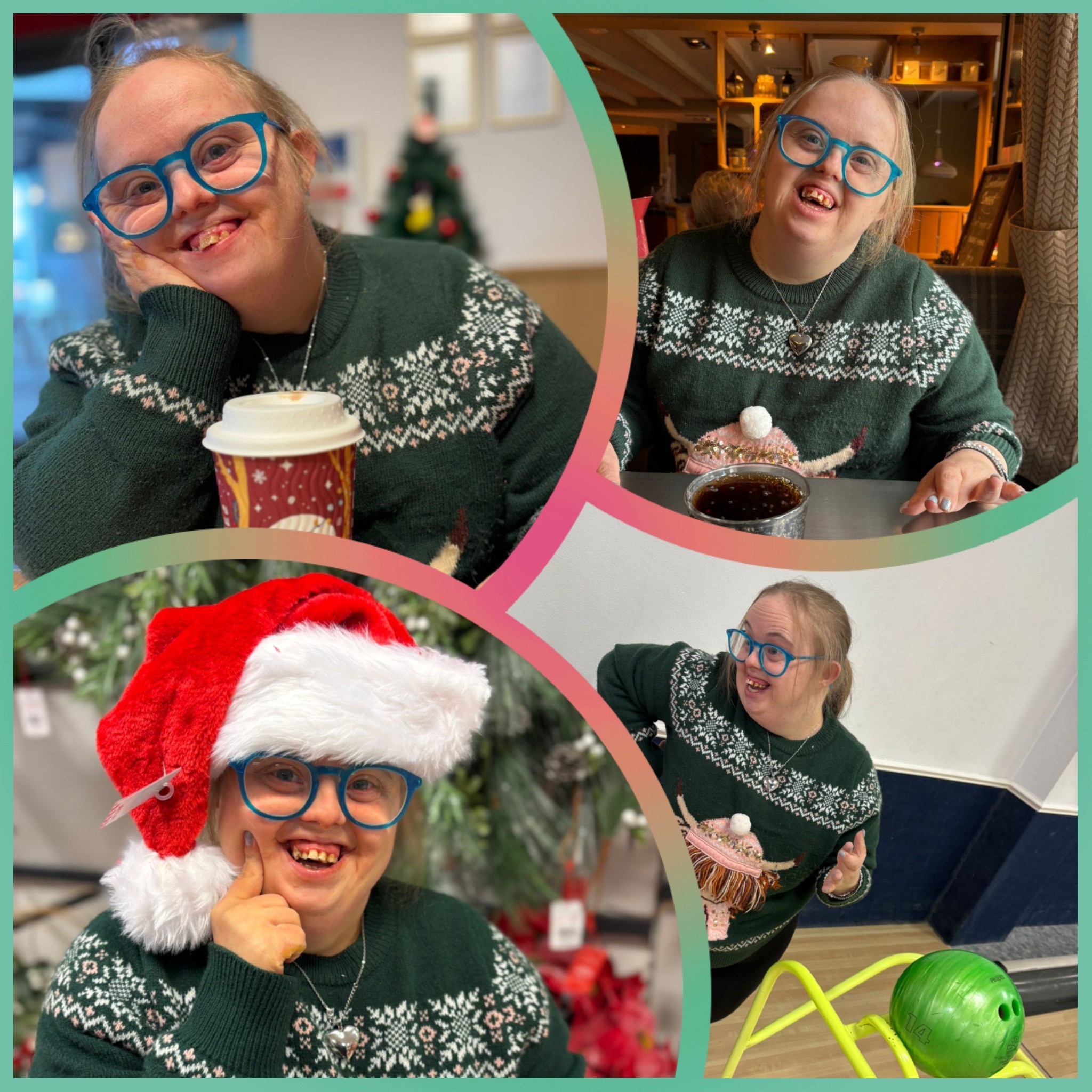 Care professional with client